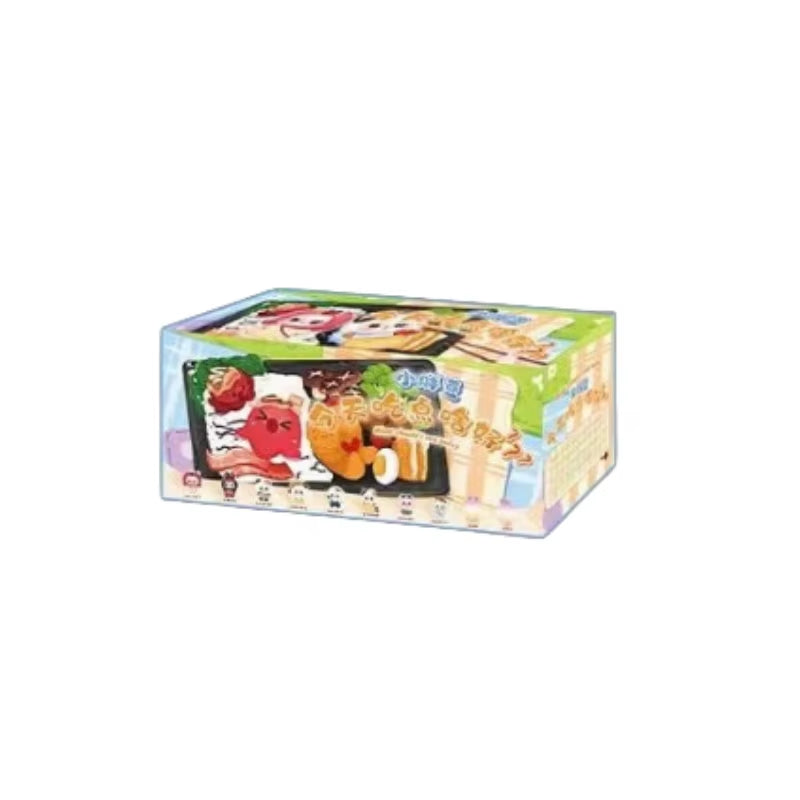 Baby Three New IP Chubby Bean What Should I Eat Today Series Blind Box Cute Backpack Pendant Collection Mysterious Box Gift