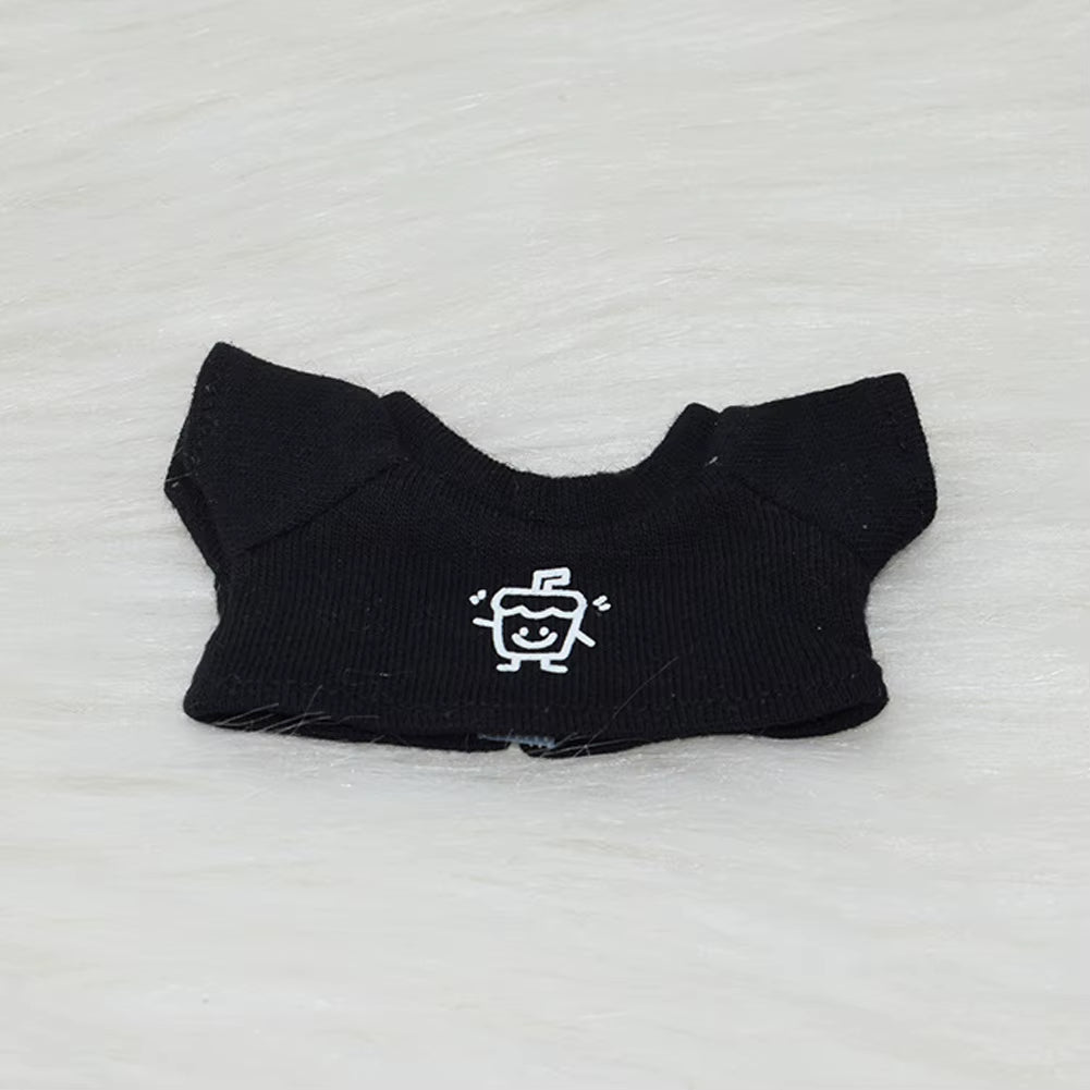 17Cm Labubu Doll Clothes Fashion Clothes Hoodies Doll Clothes Color Match Hoodies Dolls Accessories
