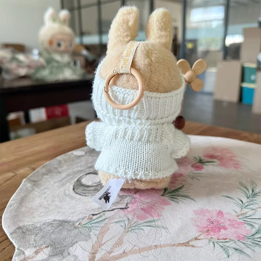 17Cm Labubu Doll Clothes Fashion Clothes Hoodies Doll Clothes Color Match Hoodies Dolls Accessories