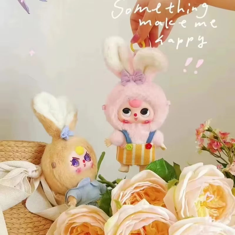 Genuine Baby Three Years Old Macaron Little Rabbit Series Blind Box Tide Play Ornament Pendant Creative Cute Doll Toy Gift