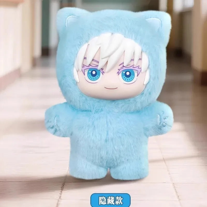 Original  Jujutsu Kaisen 2 Cat Ear Plushie Series Blind Box Mystery Box Anime Figure Room Decoration Collection Kids Gifts