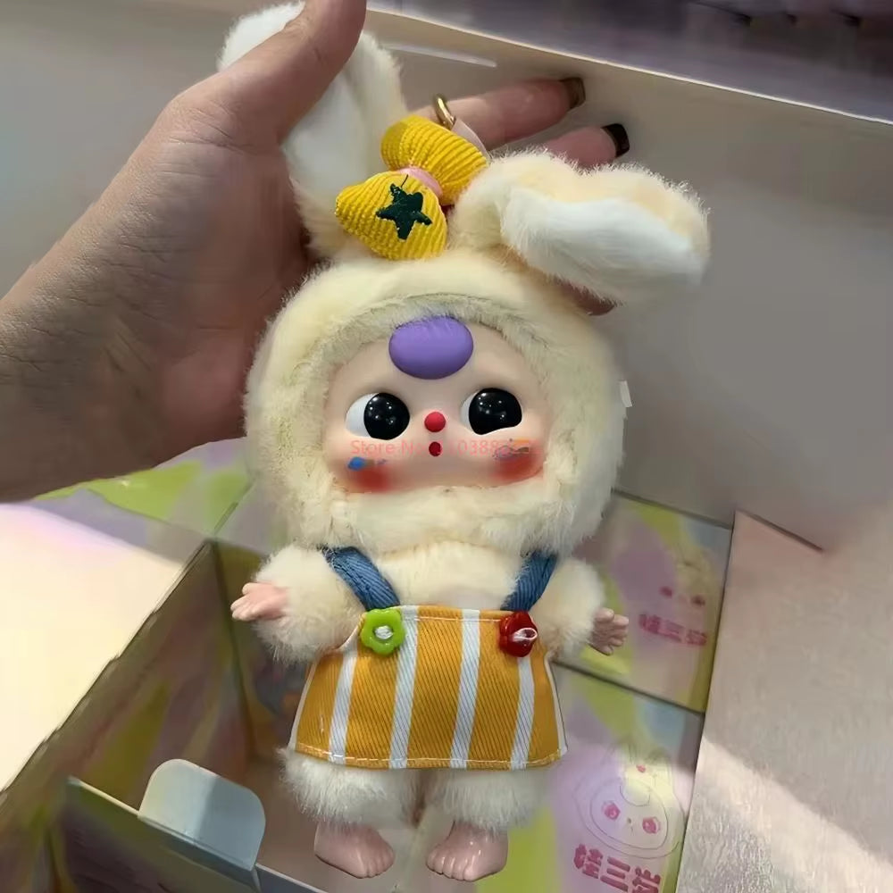 Genuine Baby Three Years Old Macaron Little Rabbit Series Blind Box Tide Play Ornament Pendant Creative Cute Doll Toy Gift