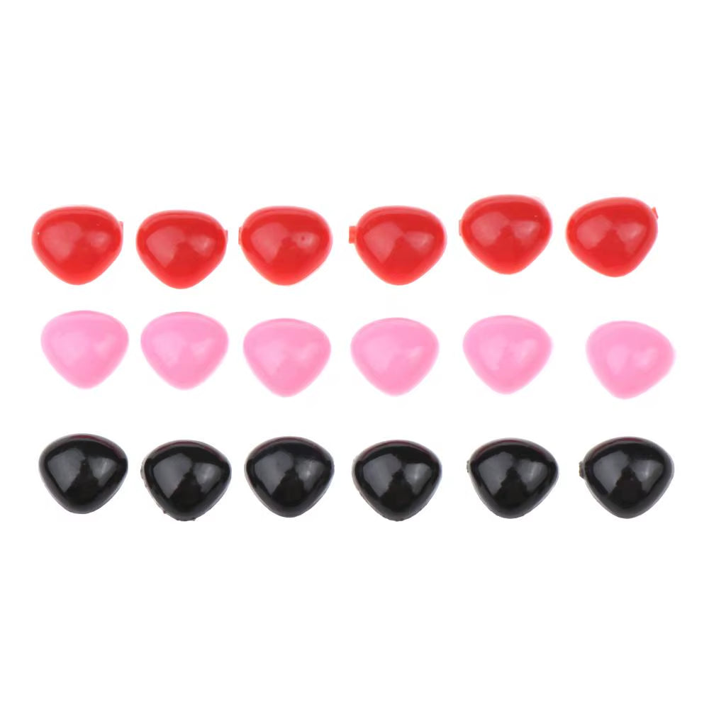 100Pcs/Pack Plastic Triangle Noses for Dolls Toys for Bear Buttons Toy DIY Crafts Safety Child Kids Dolls Nose Accessories